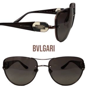 BVLGARI 🕶️ Aviator Sunglasses with case 🕶️